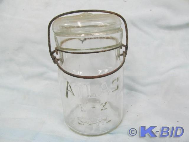 lot 69 image: Ball Ideal Jars with Glass Locking ...