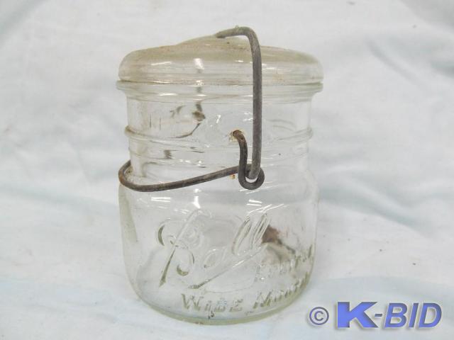 lot 72 image: Ball Ideal Jars with Glass Locking ...