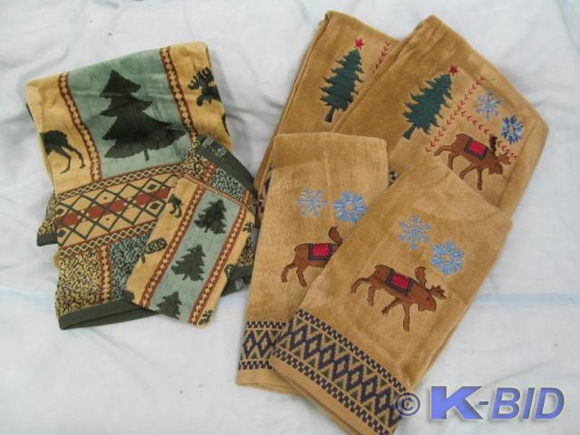 lot 92 image: 3 Bath Towels and 3 Hand Towels - N...