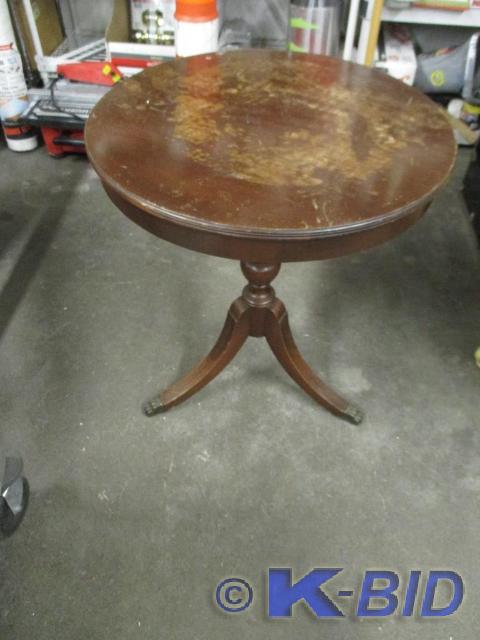 Round vintage table
