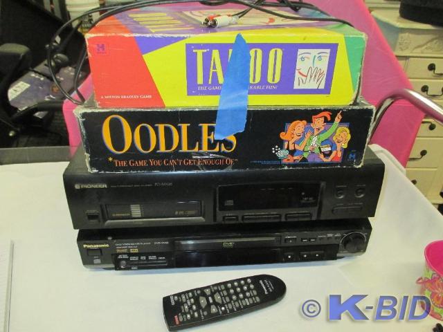 Tatoo game, oodles game, pioneer cd...