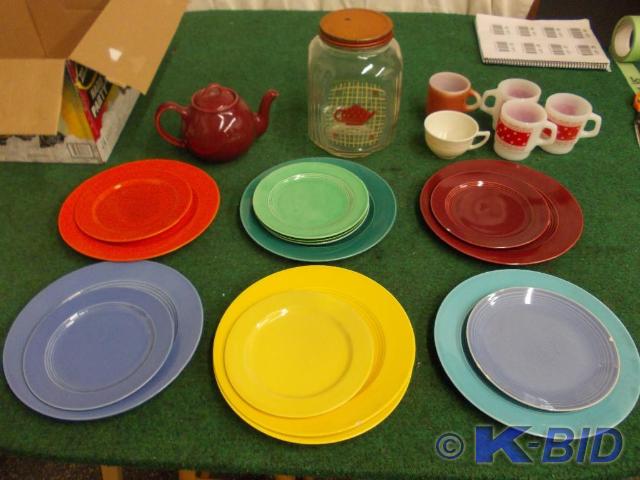 lot 38 image: Lot Of Vintage Dishes (Not Marked),...