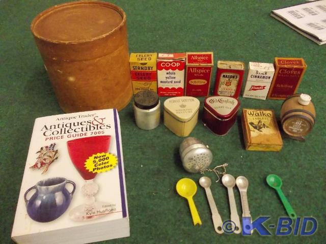 lot 57 image: Vintage Spices, Tobacco Tin, Collec...