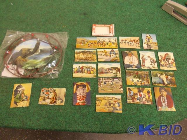 lot 60 image: Vintage Set Of 20 Views Indians Of ...