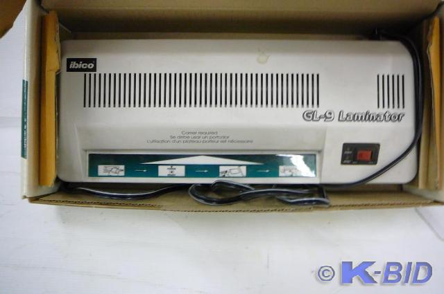 lot 25 image: Pouch Laminator 120 volt,60Hz  Sold...