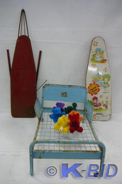 lot 29 image: Doll bed, Sunny Suzy ironing board ...
