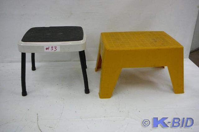 lot 33 image: Step Stools  Sold as is, where i...