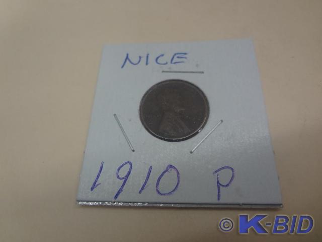 1910 Lincoln Wheat Penny