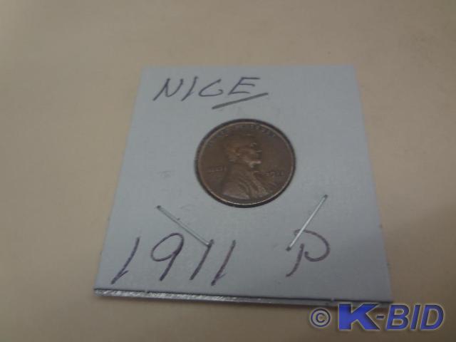 1911 Lincoln Wheat Penny