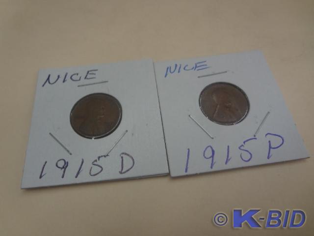 1915 Lincoln Wheat Pennies DP Mint...