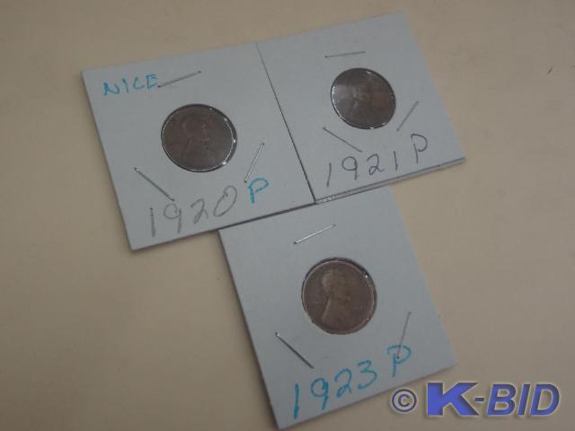 192019211923 Lincoln Wheat Pennie...