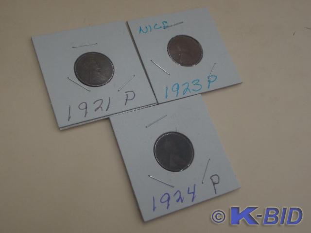 192119231924 Lincoln Wheat Pennie...