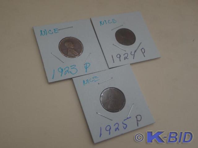 192319241925 Lincoln Wheat Pennie...