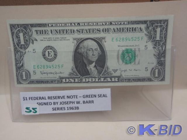 $1 Federal Reserve Note--Green Seal...