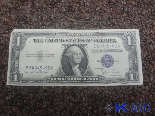 $1 Silver Certificate, Series 1935D