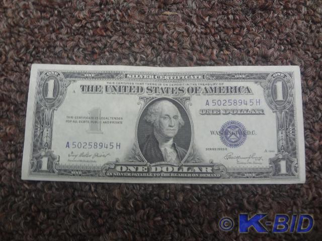 $1 Silver Certificate, Series 1935E