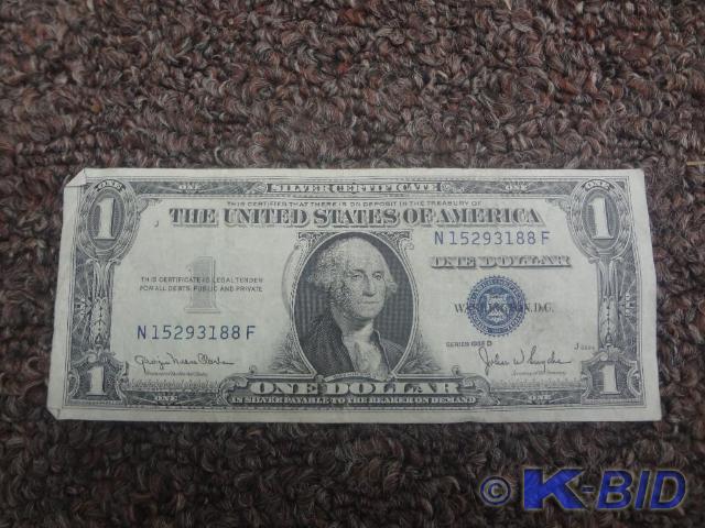 $1 Silver Certificate, Serias 1935D