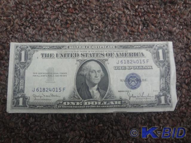 $1 Silver Certificate, Serias 1935D