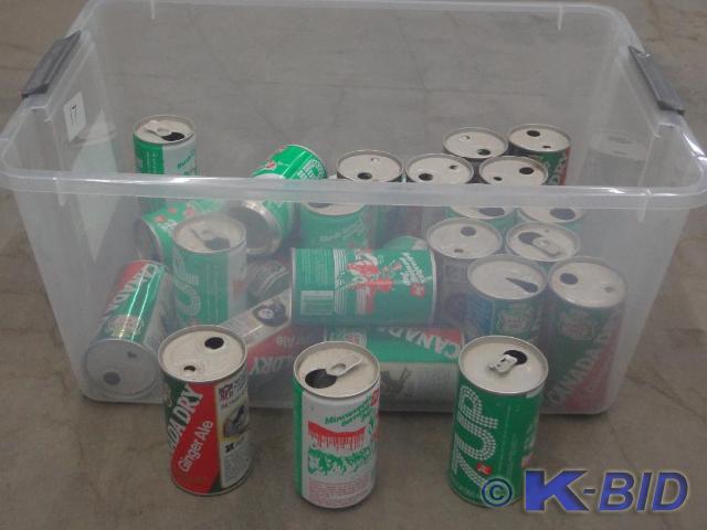 lot 17 image: Vintage Pop Can Collection