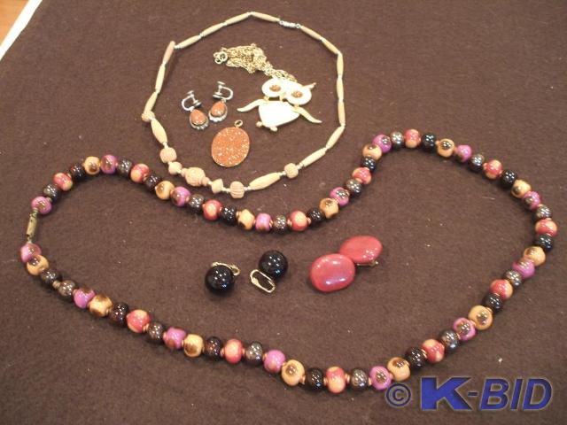 Copper Sparkle sterling backed earr...