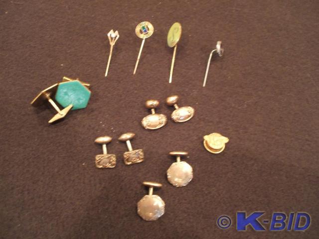 4 sets of cuff links- some may be r...