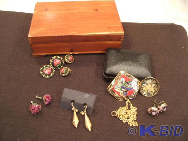 2 pair of Petit Point earrings from...