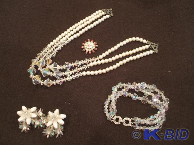 1 pearl necklace (needs a hook), 1 ...
