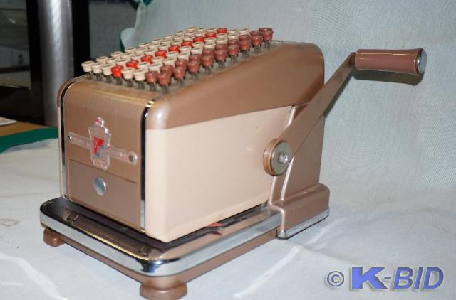 lot 13 image: Hedman Check Printer. Royal Premier...