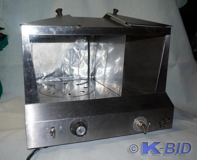 lot 9 image: Stainless Hot Dog Steamer by STAR. ...