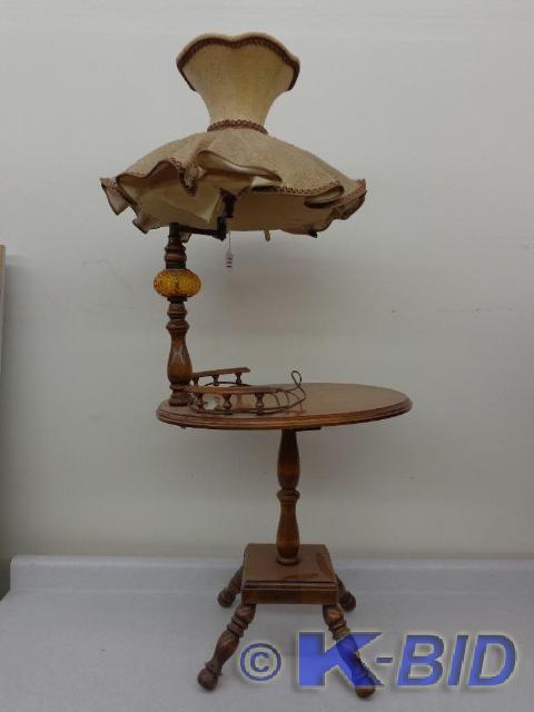 lot 111 image: Swivel Lamp Mounted on Table 21 12...