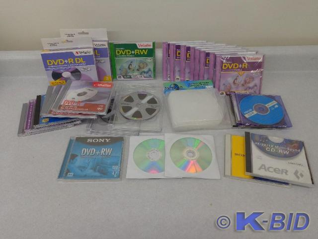 lot 18 image: DVD-Rs,&nbspDVD-RWs, DVD-R Doubl...