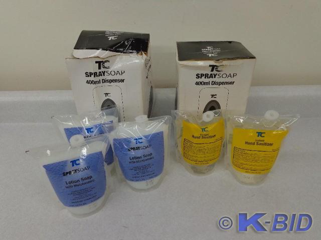 lot 19 image: TC Spray Soap Supplies 400ML Dispen...