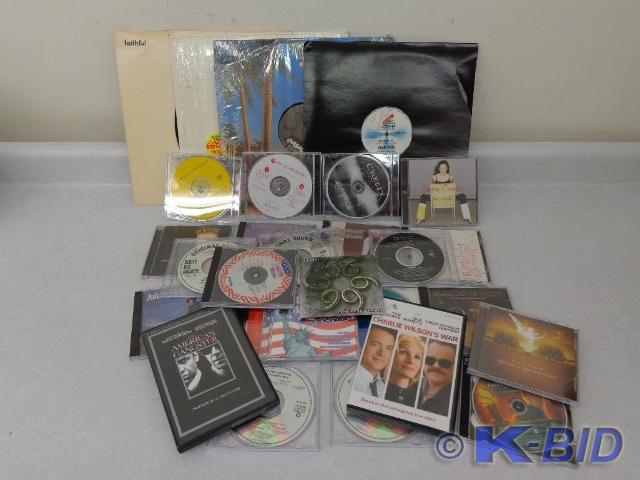 lot 24 image: Assorted Music CDs,&nbspVinyls, a...