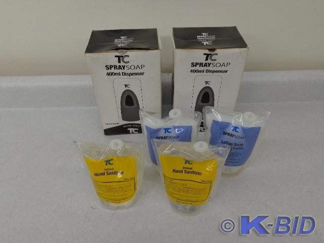 lot 57 image: TC Spray Soap Supplies 400ML Dispen...