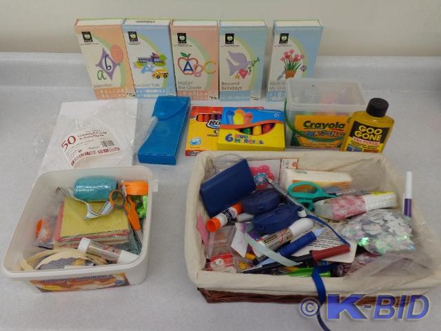 lot 59 image: Assorted Craft Supplies Crayola&nbs...