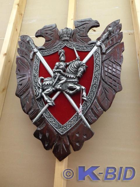 lot 62 image: Coat Of Arms 27 58 Long x 22 Wid...