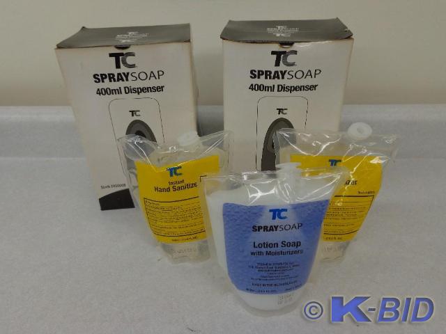 lot 65 image: Cleaning Products TC Spray Soap 400...