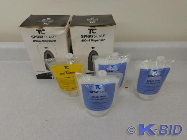 lot 69 image: Cleaning Products TC Spray Soap Dis...