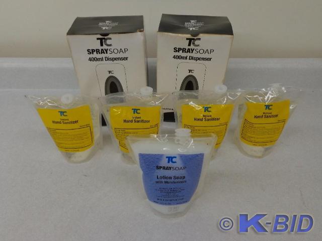 lot 71 image: Cleaning Products TC Spray Soap Dis...