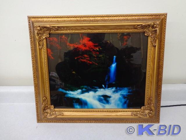 lot 99 image: Light Up Picture Light up water fal...