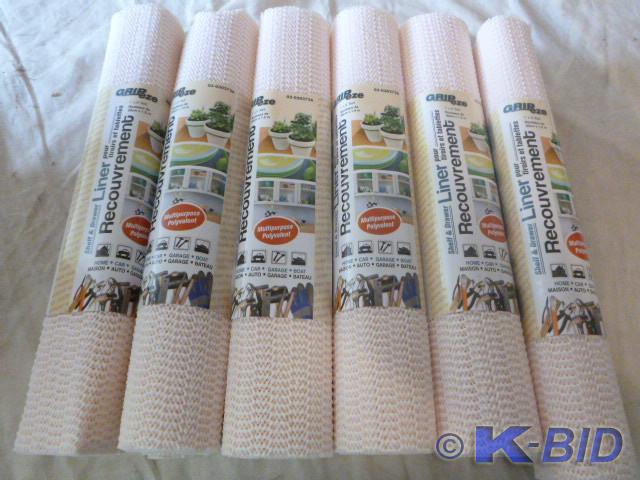 6 Rolls of Gripeze Shelf and Drawer...