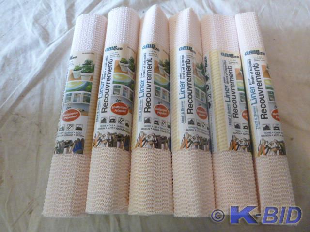 6 Rolls of Gripeze Shelf and Drawer...