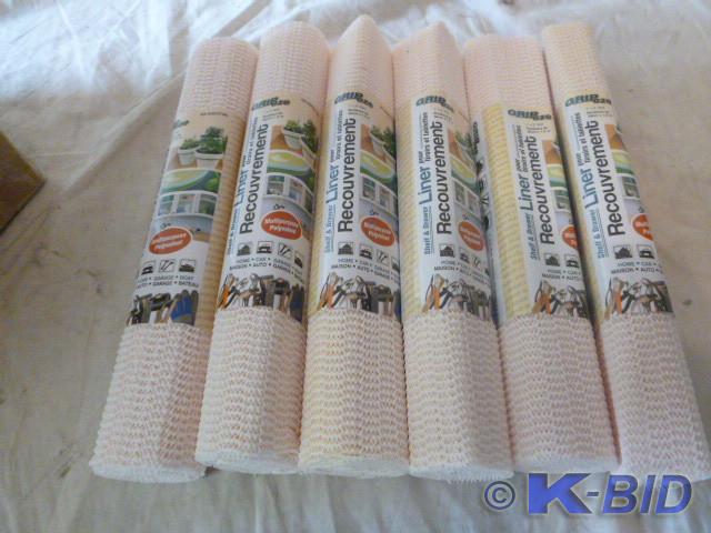 6 Rolls of Gripeze Shelf and Drawer...