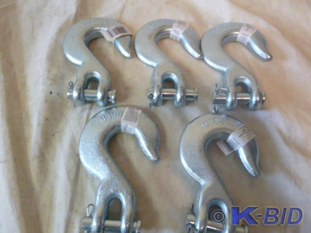5 Clevis Slip Hooks - 5 16