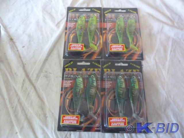 4 Blaze Pyrowimmers Lures   Lights ...