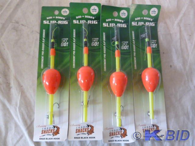 4 Rod-N-Bobs Pre-Rigged Slip Bobber...
