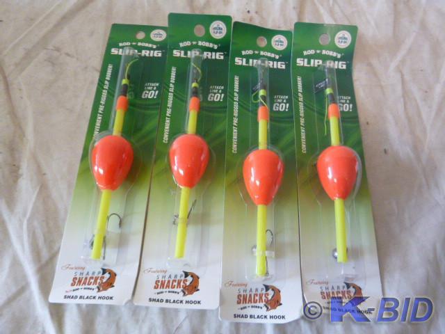 4 Rod-N-Bobs Pre-Rigged Slip Bobber...