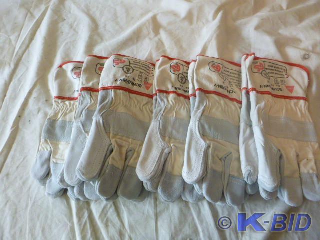 6 Pairs of Schwerin-V Gloves   Leat...