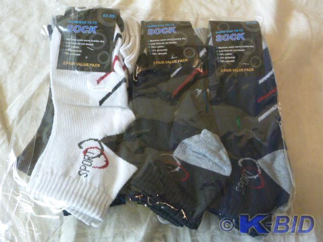 12 Pairs of Toe-Tall Ankle Socks   ...