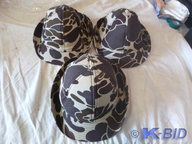 3 Camouflage Hunting Hats with Ear ...